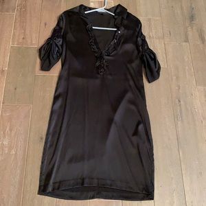 Black silk dress xtra small